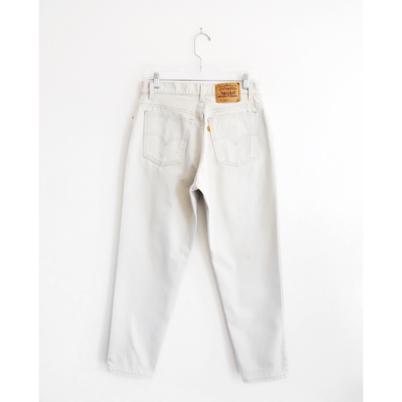 Vintage 90s Levi's Orange Tab High Waist Jeans 10 - Picture 2 of 5